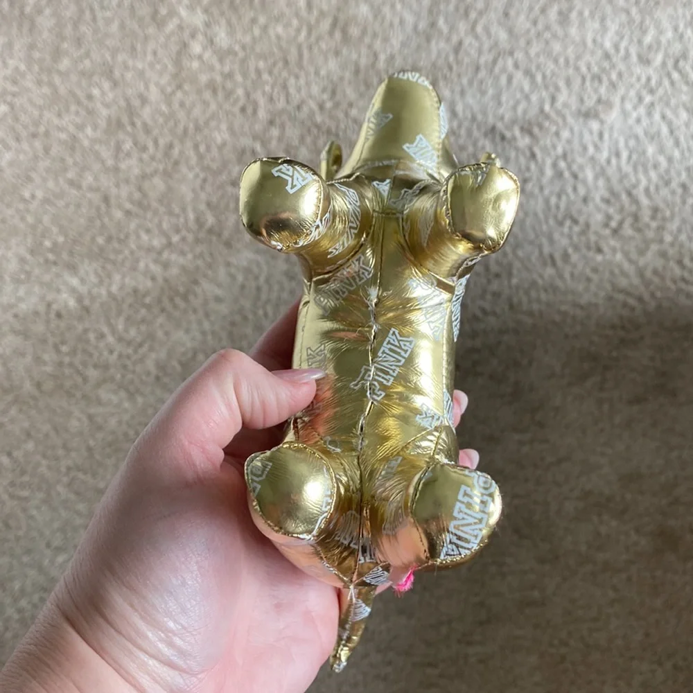 Victorias Secret Gold Pink Dog EUC - Picture 5 of 5